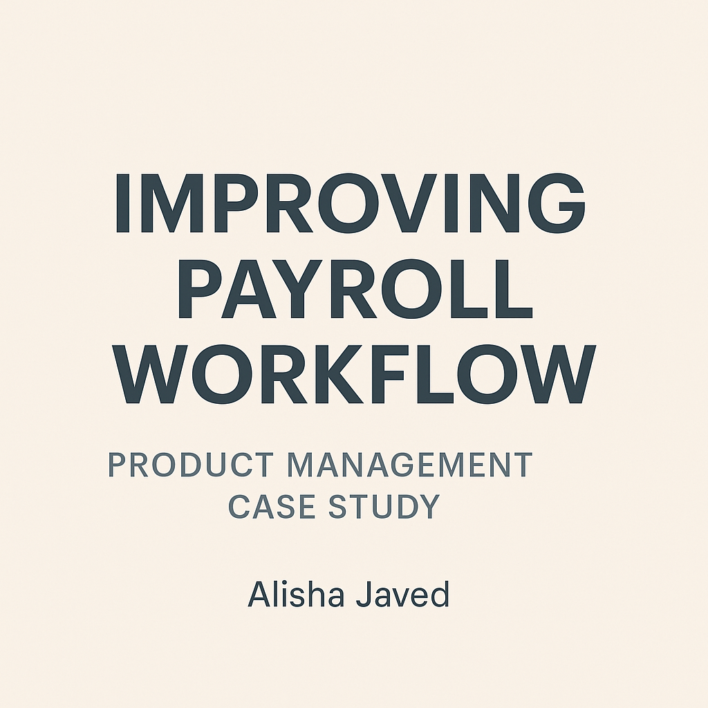 Payroll Workflow Interface